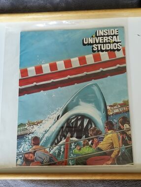 Rare 1976 Inside Universal Studios Guide Magazine Featuring Jaws Great Condition